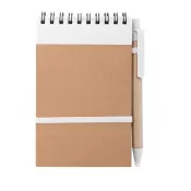 biały - Ecocard notatnik