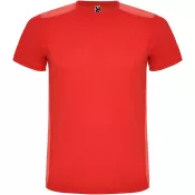 Czerwony - Detroit sportowa koszulka unisex z krótkim rękawem