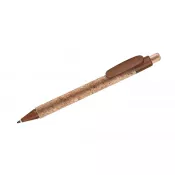 brązowy - Długopis z naturalnego korka KORTE