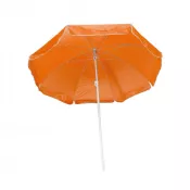 pomarańczowy - Parasol plażowy ø145 cm z futerałem
