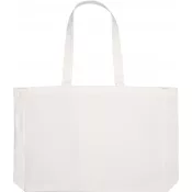 biały - Torba z bawełny organicznej z długimi uszami 270 g/m2 MARCELLO
