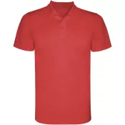 Czerwony - Sportowa koszulka polo z poliestru 150 g/m² ROLY MONZHA 0404