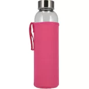 różowy - Butelka szklana KLAGENFURT 500 ml