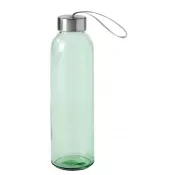 zielony - Butelka szklana TAKE SMART 500 ml