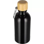 czarny - Butelka metalowa 400 ml MARILYN