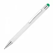 zielony - Długopis aluminiowy touch pen soft touch JEAN