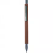 brązowy - Długopis metalowy z lustrzanym grawerem