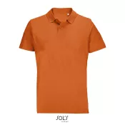 Koszulka polo unisex z czesanej bawełny Sol's PULSE Pomaranczowy