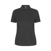 Black - Koszulka bawełniana 185 g/m² ID Polo biznes/Jersey damska 0535