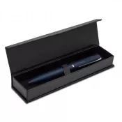 granatowy - Elegancki długopis w pudełku Saba