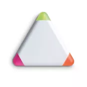 Zakreślacz trójkątny 3-kolorowy TRIANGULO Bialy