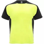 Czarny-Fluor Yellow - Bugatti sportowa koszulka unisex z krótkim rękawem