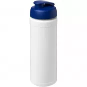 Biały-Niebieski - Bidon Baseline® Plus o pojemności 750 ml z wieczkiem zaciskowym