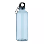 Butelka z RPET z karabińczykiem 500 ml MOSS RE500 Przezroczysty Blekitny