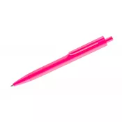 różowy - Długopis plastikowy NEON