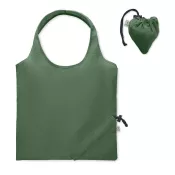Torba składana z recyklingu 140 g/m² CARRIE COLOUR Ciemnozielony