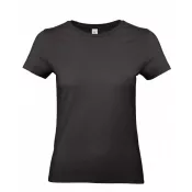 Black (002) - Damska koszulka reklamowa 185 g/m² B&C #E190 / WOMEN