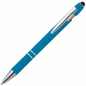 jasnoniebieski - Długopis plastikowy touch pen