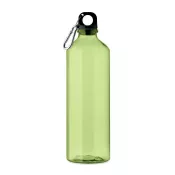Butelka z RPET z karabińczykiem 750 ml MOSS RE750 Przezroczysty Limonka