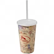 Biały - Kubek Brite-Americano® z podwójną ścianką o pojemności 350 ml