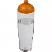 Pomarańczowy-Przezroczysty - Bidon H2O Tempo® o pojemności 700 ml z wypukłym wieczkiem