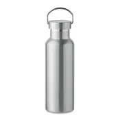 Butelka termiczna z recyklingu 500 ml FLORENCE Srebrny Mat