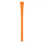 pomarańczowy - Długopis papierowy PINKO