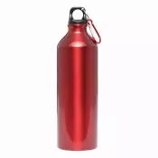 czerwony - Aluminiowy bidon