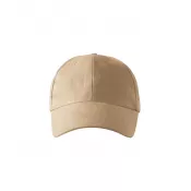 Piaskowy - Reklamowa czapka z daszkiem Malfini 6P 305
