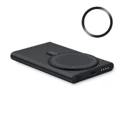 Powerbank magnetyczny 5000 mAh 15W z aluminium PAWTT Czarny