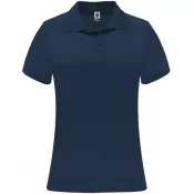 Navy Blue - Damska sportowa koszulka polo z poliestru 150 g/m² ROLY MONZHA WOMAN 0410