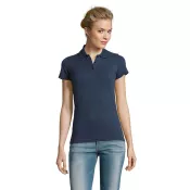 Polo damskie piqué 180 g/m² Sol's PERFECT WOMEN Melanż Denim
