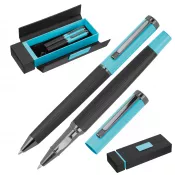 real/light green - Zestaw piśmienny długopis i pióro kulkowe REGINALD
