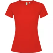 Czerwony - Estoril damska koszulka z krótkim rękawem