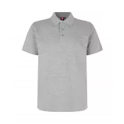 Grey Melange - Koszulka bawełniana 210 g/m² ID Polo/stretch 0525