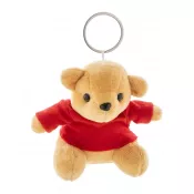 czerwony - TeddyFob pluszowy miś brelok