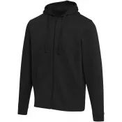 Czarny - Jasper bluza unisex z kapturem z materiału organicznego pochodzącego z recyklingu z certyfikatem OCS, o gramaturze 280 g/m²