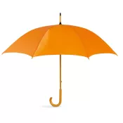 Parasol klasyczny 23" z drewnianym trzonem CALA Pomaranczowy