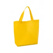 żółty - Torba reklamowa z Non-Woven 80 g/m² SHOPPER