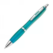 turkusowy - Długopis plastikowy MOSCOW