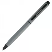 szary - Długopis metalowy touch pen soft touch CELEBRATION Pierre Cardin