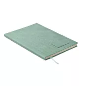 Notes A5 w okładce z PU 80 kartek w linię TINTRAY Miętowy Zielony