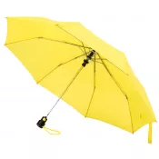 żółty - Parasol kieszonkowy ⌀96 cm automatycznie otw. PRIMA