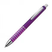 fioletowy - Długopis plastikowy
