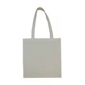 Light Grey - Torba bawełniana 140 g/m² marki SG, 38 x 42 cm, płaska