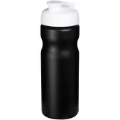 Biały-Czarny - Bidon Baseline® Plus o pojemności 650 ml z otwieranym wieczkiem