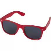 Czerwony - Sun Ray okulary przeciwsłoneczne z tworzywa sztucznego pochodzącego z recyklingu