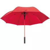 czerwony - Parasol automatyczny 120 cm DARREN