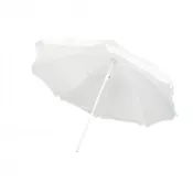 biały - Parasol plażowy ø145 cm z futerałem
