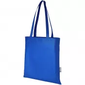 Błękit królewski - Zeus tradycyjna torba na zakupy o pojemności 6 l wykonana z włókniny z recyklingu z certyfikatem GRS